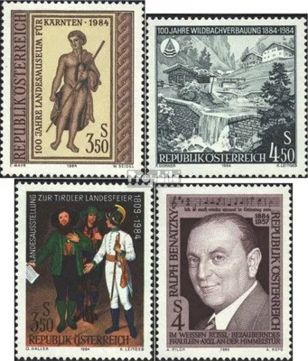 Produktbild von Briefmarken Österreich 1984 Mi 1778,1779,1780,1781 (kompl.Ausgaben) postfrisch Sondermarken