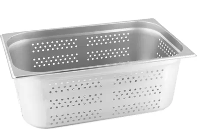 Produktbild von GN Behälter Gastronorm 1/1 200 mm gelocht/perforiert aus Edelstahl GVK ECO