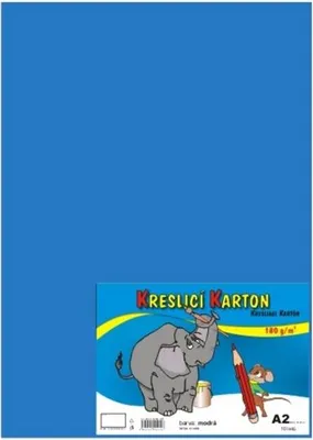 Obrázek produktu pro Kreslicí karton A2 - 180g/m2, 1 ks, světle modrý