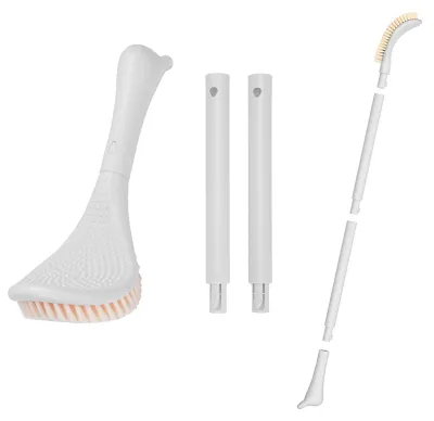 Produktbild von Fußbürste mit langem Griff, 3 Längen, Fußreiniger für Dusche, Senioren