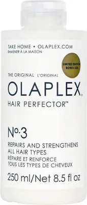 Produktbild von Olaplex No. 3 Hair Perfector Jumbo, Mittel zur Stärkung der Haare, 250 ml, Frauen, Alle Haare, Feuchtigkeitsspendend, Reparatur, Verstärkung, Flasche
