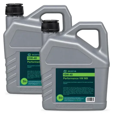 Produktbild von Motoröl Multipack 2x5 Liter 10W-40 A3/B4 E7 CI-4/SL ECANIS Performance VW MB