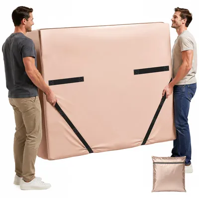 Matratzentasche, wasserdicht, 600D Oxford, 8 Griffe, 195x140x25 cm, Khaki