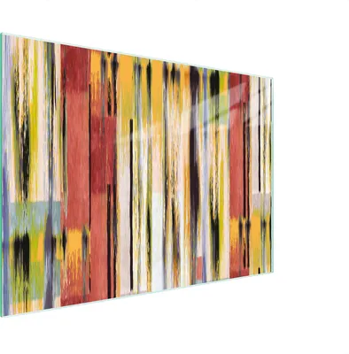 Image de Planche à découper Plaque de cuisson multi-verre 30x22 cm Bois Coloré