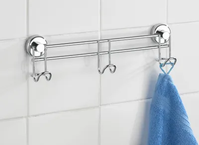 Produktbild von Power-Loc Hakenleiste 3 Haken Sion Befestigen ohne bohren