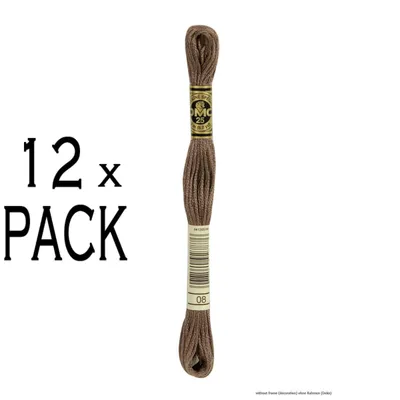 Produktbild von 12x DMC Stickgarn Mouline Special 117MC -08, 6-fädig, 8m, VPE