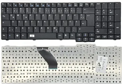 Produktbild von DE - Schwarz Tastatur Keyboard kompatibel für Acer Aspire 7320, 7400, 7500