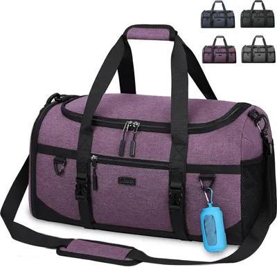 Produktbild von Lubardy Sporttasche 40L Wasserdicht Weekender mit Sporthandtuch und Schuhfach