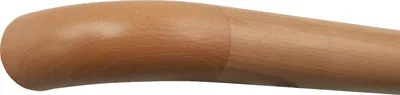Produktbild von TIBU Buche Holz Handlauf Rundholz Ø 42 mm Geländer 0,3m - 5m, Länge 330 cm, Ende Holzkrümmling und ohne Halter