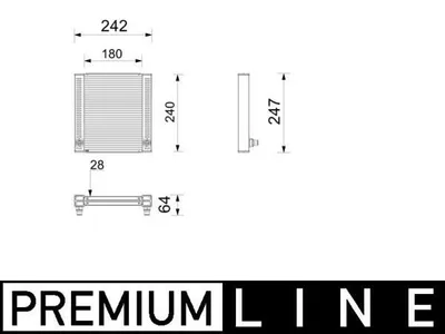 Produktbild von MAHLE CR 2799 000P Kühler Wasserkühler Motorkühler für BMW 5 Touring (G31) 5 Limousine (G30, F90) 7 (G11, G12) 6 Gran Turismo (G32) 8 Gran Coupe 7