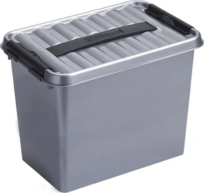 Produktbild von Sunware Aufbewahrungsbox - grau - 9L - 30 x 20 x 22 cm