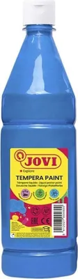 Image de JOVI peinture à la détrempe 1000ml en bouteille bleue