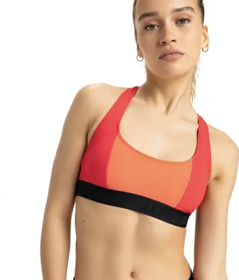 Produktbild von Roxy Active Colorblock Bikinioberteil Rot XL Frau Rot XL