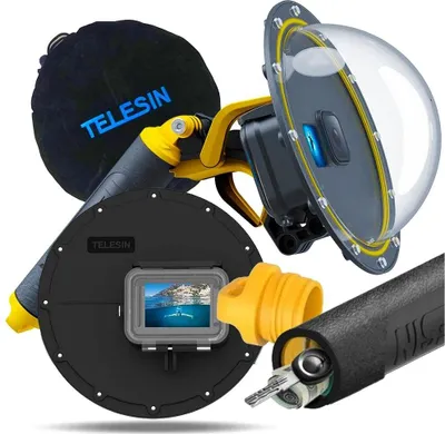 Image de TELESIN Telesin Dome Port underwater housing for GoPro Hero 13 / 12 / 11 / 10 / 9 (GP-DMP-T09)