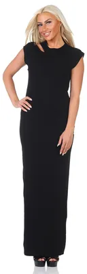 Produktbild von Diesel D-Friz-A Dress Damen Maxikleid Schwarz
