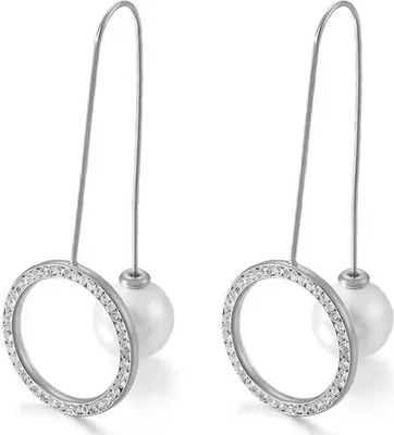 Zdjęcie produktu dla Kolczyki CO-15278 - Srebrne, Elegancka Biżuteria KP15278