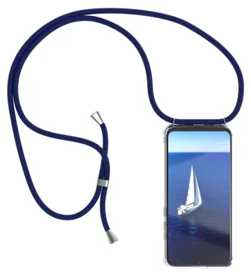 Produktbild von EAZY CASE Handykette mit Hülle für Honor 20 Lite / Huawei P Smart Plus (2019) Backcover Handykette, zum Umhängen in Dunkelblau
