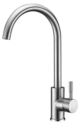 Imagen del producto de Solidchoice: Grifo de cocina de acero inoxidable con agua fría y caliente