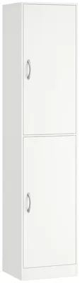 Produktbild von Bücherregal 180 cm, 5 Ebenen, verstellbare Einlegeböden | Farbe: Weiß | Abmessungen: 40x35x180 cm