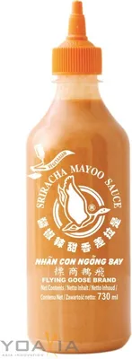 Produktbild von [ 730ml ] FLYING GOOSE Sriracha Mayoo Sauce / Chilicreme würzig-scharf