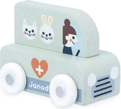 Image de Carrefour Janod - Houten Dierenambulance