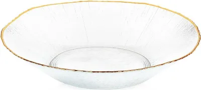 Image de Saladier en verre doré 29,5 cm, 1,6 l