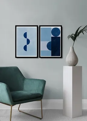 Obrázek produktu pro Wallity, 2PSCTCIZ- APY2112, Barevný, Malba na plátně, 74 x 51 cm, Malba: 100% MDF (Tloušťka: 2