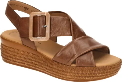 Produktbild von Gabor 64.572 Damen Sandalette - Riemchen Sandalen braun Elegant NEU