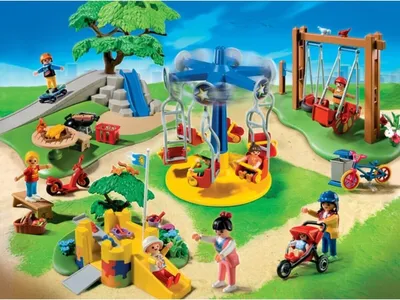 Produktbild von PLAYMOBIL 5024 Kinderspielplatz