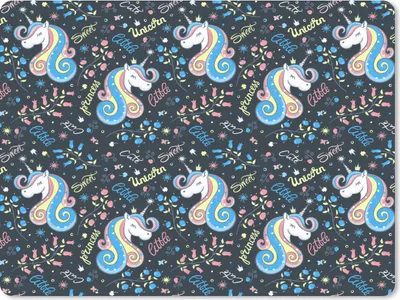 Produktbild von MuchoWow® Mauspad Mousepad Einhorn - Zitat - Regenbogen - Muster 40x30 cm - Mousepads - Maus Mat - Pad - Mausunterlage - Anti Rutsch