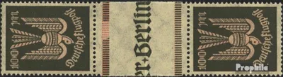 Produktbild von Briefmarken Deutsches Reich 1923 Mi 237ZS Zwischenstegpaar postfrisch Flugpost