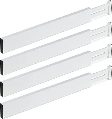 Zdjęcie produktu dla Zestaw 4 przegródek do szuflad RD46306, biały