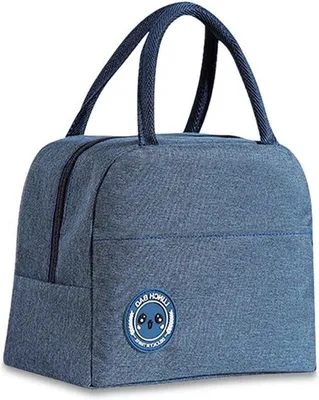 Produktbild von Isolierter Mini-Kühltaschen für Mittagessen - Gepäcktaschen für Picknick - Leicht und kompakt - 55 Liter blau