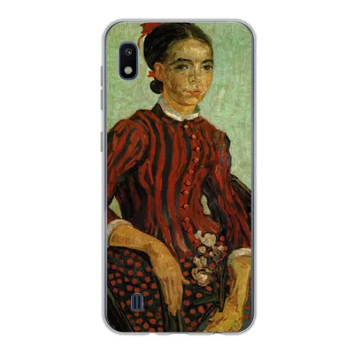 Produktbild von MuchoWow® Handyhülle Schutzhülle Hülle für Samsung Galaxy A10 La Mousmé - Vincent van Gogh Silikon Softcase Handy Hülle - Schutzhülle