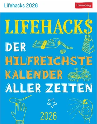 Produktbild von Artel, A: Lifehacks Tagesabreißkalender 2026 - Der hilfreich
