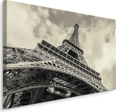 Produktbild von Fabelhafte Canvas LEINWAND BILDER 90x60 cm XXL Kunstdruck Paris Stadt Eiffelturm