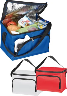 Produktbild von 3x Kühltasche / Größe: ca. 200x150x150mm / Farbe: je 1x blau, rot und weiß