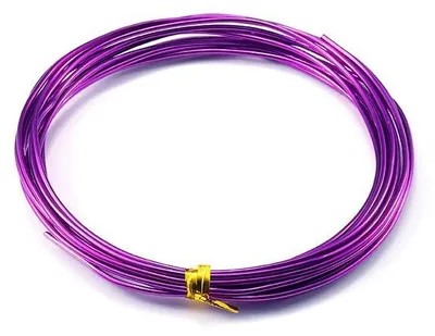 Produktbild von Basteldraht 10 m - Aluminiumdraht - Dekodraht - Blumendraht - DIY-Zubehör - 3,0 mm Durchmesser