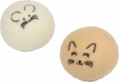 Produktbild von D&D Katzenspielzeug I Love Happy Cats Ball "Lara" aus Filz