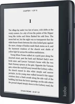 Zdjęcie produktu dla Rakuten Kobo Sage, 20,3 cm (8"), E Ink Carta, 1440 x 1920 px, CBR, CBZ, HTML, MOBI, PDF, RTF, TXT, ePub, BMP, GIF, JPEG, PNG, TIFF, 32 GB
