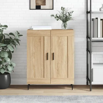 Produktbild von [Home] Sideboard Sonoma-Eiche 69,5x34x90 cm Holzwerkstoff , Neue Mode 2024 im häuslichen Leben