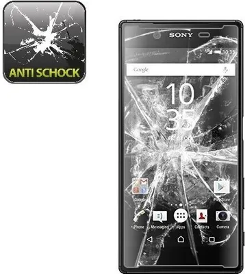 Produktbild von 2x Panzerfolie für Sony Xperia Z5 Premium ANTI-SCHOCK Displayschutzfolie HD KLAR