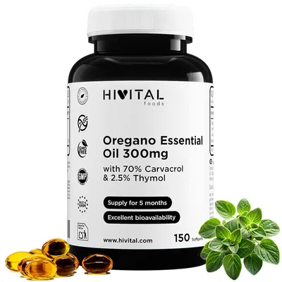 Produktbild von Ätherisches Oreganoöl, 300 mg | 150 Kapseln