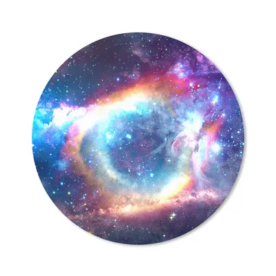 Produktbild von MuchoWow® Mauspad Mousepad Weltraum - Regenbogen - Farben 30x30 cm - Mousepads - Maus Mat - Pad - Mausunterlage - Tischunterlage - Schreibtischmatten