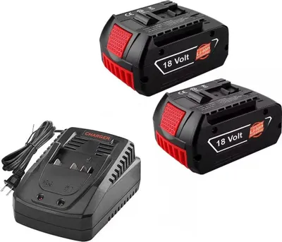 Obrázok produktu pre Náhradná batéria, kapacita 8000 mAh, kompatibilná s elektrickým náradím, 2 batérie, 1 nabíjačka
