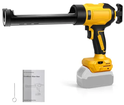 Akku-Kartuschenpresse 650 ml, 6 Geschwindigkeiten, LED, anti-tropf