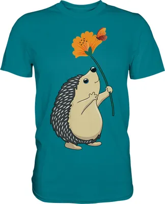 Produktbild von Igel Schmetterling T-Shirt – Diva Blue / XXL