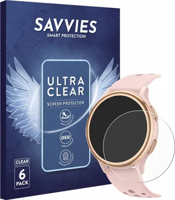 Produktbild von 6x Für Sanorum G53 1.27" Schutzfolie Savvies Displayschutz Display Schutz Folie Klar Transparent