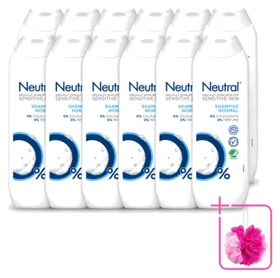 Produktbild von 12 x Neutral 0% Shampoo für normales Haar - 250 ml - Sparpackung - 12 Stücke
