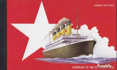 Produktbild von Briefmarken GB - Alderney 2012 Mi 434-439MH (kompl.Ausg.) Markenheftchen postfrisch Titanic
